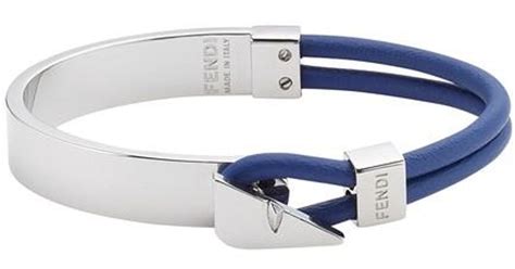 fendi leather bracelet men|fendi bracelet sale.